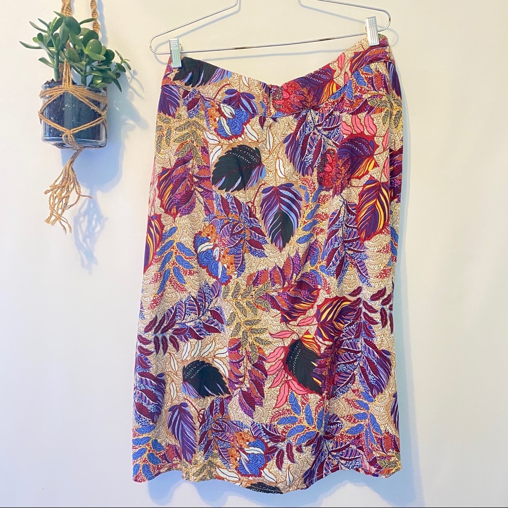 Westport Floral Knee Length Skirt 2X